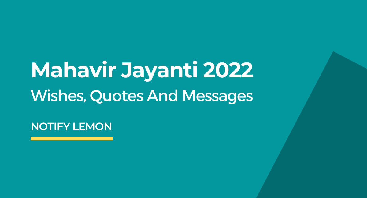 Mahavir Jayanti Wishes and Messages